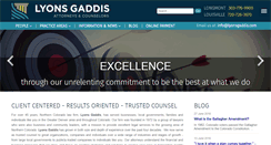 Desktop Screenshot of lyonsgaddis.com